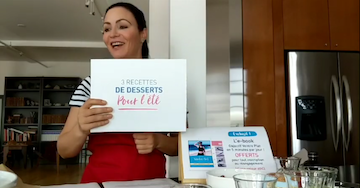 FB Live Nutrition : 3 recettes de desserts pour l't [Partie 1]